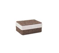Cestas de almacenamiento de mimbre con caja organizadora tejida de cocina, cesta de lavandería, cajas de almacenamiento de aperitivos, accesorios de escritorio, decoración de habitación, 13