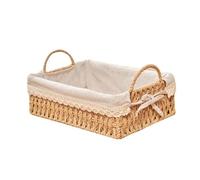 Cestas de almacenamiento de mimbre con caja organizadora tejida de cocina, cesta de lavandería, cajas de almacenamiento de aperitivos, accesorios de escritorio, decoración de habitación, 17