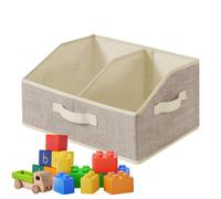 Cestas de Almacenamiento para Organizar Organizador Plegable Con 3 Asas | Cestas de Tela para Almacenamiento Para Organizacion De Hogar Dormitorio Bano Oficina Ropa Manta Toalla Juguetes