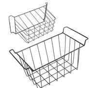 Cestas de congelador de pecho de 2 paquetes con manijas, contenedores de almacenamiento colgantes, cestas de almacenamiento para congeladores de cofres, refrigerador, 39 * 20 * 20 (L 47.5 cm x W 24.5