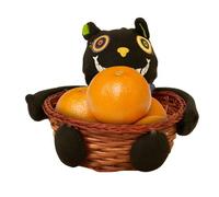 Cestas de Halloween, Cesta de Truco Trato de Halloween, Platos para servir de ratán con soporte para dulces de Halloween, Cesta de maíz dulce para fiestas de Halloween, cubo para dulces, galletas y