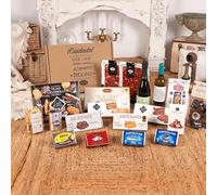 Cestas de Navidad - Lote Gourmet 080-25 / con cava Brut Nature, vino blanco Verdejo, ibéricos, conservas premium, aceite virgen extra y dulces artesanos en caja regalo