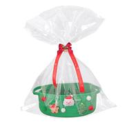 Cestas de Navidad para regalo, caja de golosinas, decoración para celebraciones, cumpleaños, inauguración de la casa, reunión, cesta de almacenamiento decorativa