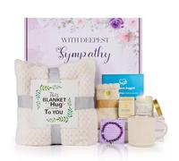 Cestas de regalo de condolencias, cesta de regalo de condolencias por pérdida de duelo, idea de regalo de condolencias para la pérdida de un ser querido para mamá, amiga y mujer en duelo