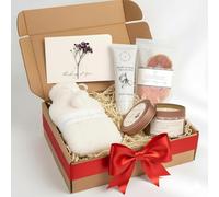 Cestas de regalo de condolencias por la pérdida de un ser querido, cestas de regalo de duelo, cestas de condolencias para regalos con sales de baño, botella de agua caliente, crema de manos, vela