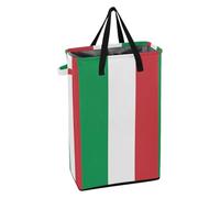Cestas de ropa sucia con asas, cesta para ropa sucia de pie para adolescentes, para guardería, bandera de Italia
