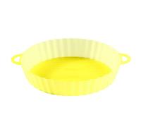 Cestas De Silicona Redondas Para La Calidad Alimentaria Reutilizable Aire Freír Papel Cocina Aire Fritura Accesorios 5 Colores Para Cocinar Papel Reutilizable