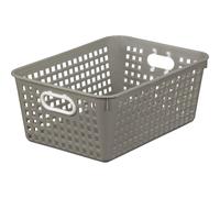 Cestas grandes de pl stico para libros Really Good Stuff, 33 x 25 x 13 cm - Single Pebble | Organizador multiusos para biblioteca, juguetes y aul