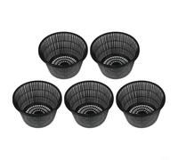 Cestas hidropónicas para plantas acuáticas para plantas de 8.3 pulgadas, grandes macetas de malla que apoyan el desarrollo de raíces y el flujo de agua en jardines de estanques