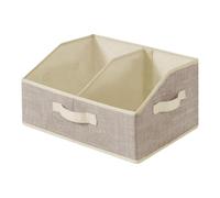 Cestas Organizadoras para Estantes Con 3 Asas Organizador Impermeable | Cestas de Tela para Almacenamiento Para Organizacion De Hogar Dormitorio Bano Oficina Ropa Manta Toalla Juguetes