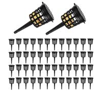 Cestas para Colocar Fertilizante en las Orquídeas,Insertos De Cesta De Liberación De Nutrientes - 50 Piezas Maceta De Fertilizante Para Bonsái - Para Nutriente, Raíz, Salud, Daño, Orquídea, Patio Y Ja