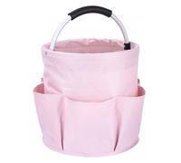 Cestas para Herramientas con 6 Bolsillos ,Bolsa de Jardin Herramientas Plegable,Bolsa Organizadora para Guardar Cosas en Casa, ir de Compras, Excursiones al Aire Libre, Picnics,Impermeable(Rosa)