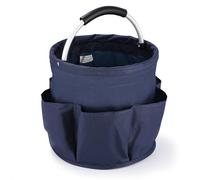 Cestas para Herramientas con 6 Bolsillos ,Bolsa de Jardin Herramientas Plegable,Bolsa Organizadora Para Guardar Cosas en Casa, ir de Compras, Excursiones al Aire Libre, Picnics(Azul, 28 x 28 cm)