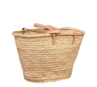 Cestería Aparici - Capazo de palma con asas largas beige para customizar. Las medidas pueden variar entre 3/4cm EXTRA GRANDE (nº9: 55x28x35) Ref. 5030-9