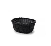 Cestino De Bicicleta Grande De Mimbre Olanda Negro BONIN CVC796