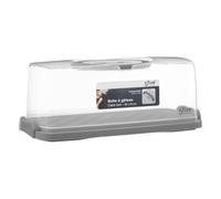 Cestino per torte a scatola 36x16cm grigio