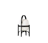 Cestita Alubat Lámpara de Mesa Portátil Blanco/ Negro