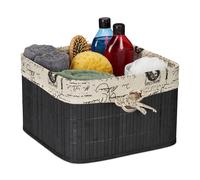 Cesto almacenamiento bambu canasta decorativa 3 kg plegable cesta almacenamiento