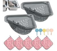 Cesto Colador de Fregadero de Cocina | Filtro Magnético con Ganchos - Cesta Coladora Para Fregadero, Accesorios Cocina - Para Escurrir Residuos de Frutas y Verduras en Hogar y Despensa