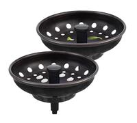 Cesto Colador para Fregadero De Cocina - 2 Piezas Tapón Colador De Drenaje con 32 Agujeros,Recogedor de Residuos de Acero Inoxidable - para Cocina Baño Ducha Hogar Restaurante Lavandería