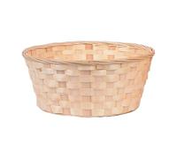 Cesto De Almacenaje De Mimbre 1 cesta de mimbre for guardar pan, bandeja exhibición, decorativa tejida a mano(XL)