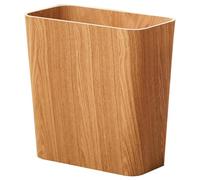Cesto de Basura de Madera Portátil, Práctico y Moderno para Oficina | Color Caqui, Estilo Simple y Resistente, Adecuado para Hogar, Salón, Cocina y Baño