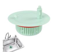 Cesto de fregadero colador de drenaje, 7,5 cm protección contra la obstrucción y aislamiento de olores, fregadero de residuos de alimentos, restos de comida, cáscara de fruta, hogar, cafeterías
