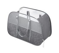 Cesto de lavandería de malla, plegable de viaje, cesta de lavandería | Almacenamiento en el dormitorio, al aire libre, lavandería, apartamento, habitación infantil, cuarto de baño, dormitorio
