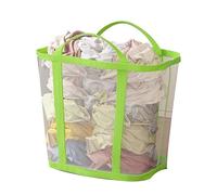 Cesto de Ropa Plegable, Organizador de Ropa Plegable, Gran Capacidad de Almacenamiento de Pared para Baño, Dormitorio, Gimnasio, Camping(Green)