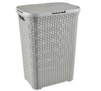 Cesto de Ropa Sucia Cesta de Lavandería con Tapa Asas 60L 40L Plástico Curver