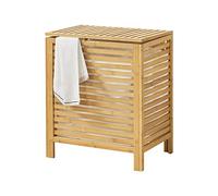 Cesto de Ropa Sucia de Bambú con Bolsa Extraíble Skövde máx 65 litros 50,5 x 35,5 x 60 cm