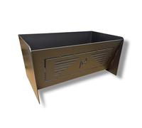 Cesto o cajón para pellet en estufas de leña de 18 litros, 400 × 230 × 200 mm.