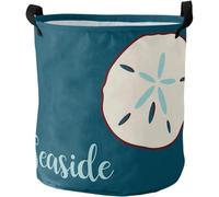 Cesto Para Guardar Ropa Concha Vintage Junto Al Mar Cestos Almacenaje Plegable Grande Cesto Para La Colada, Para Juguetes, Dormitorio, Lavandería, 60L