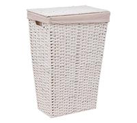 Cesto para la colada (55 cm de alto, capacidad de 35 L), color blanco