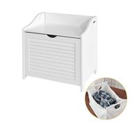 Cesto para la colada,canasto para la ropa sucia con un saco,blanco fsr40-w sobuy