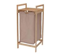 Cesto para la Colada en bambú con Estante 33x33x73cm