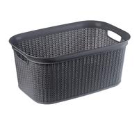 Cesto para la ropa sucia KADAX, cesto multifuncional, 27L, grafito