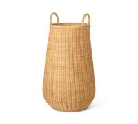 Cesto Para La Ropa Trenzado Natural