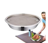 Cesto para sartenes de alta calidad para barbacoa, colector de aceite con función de acero inoxidable, bandeja de freír duradera para cocina, escurridor de aceite con diseño elevado, access