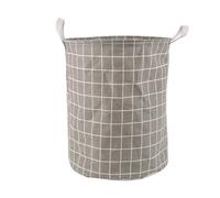 Cesto plegable decorativo elegante con diseños de rejillas para almacenamiento de ropa en hogar y necesidades de organización Contenedor de almacenamiento de tela