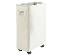 Cesto Ropa Sucia con Ruedas: WIYETY Cesto Plegable 4 Piezas Ruedas y 1 Piezas Frenos, Cestos para la Colada con Ruedas para La Ropa Sucia para Toallas de Baño, Equipos de Fitness, Sombrillas (Beige)