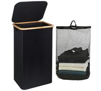 Cesto Ropa Sucia con Tapa 100L, Cestos para la Ropa Plegables, Laundry Basket de Tejido Oxford 600D Impermeable con Bolsa Extraíble y Asas, Puede Usar Dormitorios, Salas Estar, Habitaciones Niños