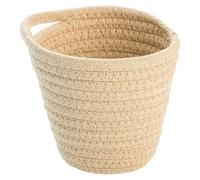 Cesto Soria (14,5 x 12,5 x 12 cm, Poliéster, Beige)
