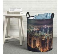 Cestos Para La Colada Hong Kong Cesta De Lavandería Ligero Cesto De Ropa Sucia Con Asas Cesto De Almacenamiento Para Dormitorio Apartamento 40X50Cm