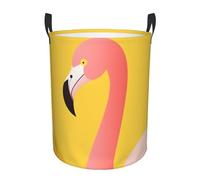 Cestos Para La Colada Sencillez Flamingo Cesta De Lavandería Con Asas Laundry Basket Mantas Cubo Para Ropa Para Habitación Infantil Baño 40X50Cm