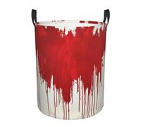 Cestos Para La Colada Terror Con Salpicaduras De Sangre Cesto De Ropa Sucia Impermeable Cubo Para Ropa Con Asas Cesto De Almacenamiento Para Apartamento Habitación Infantil 40X50Cm