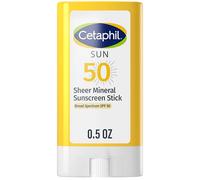 CETAPHIL | Barra facial mineral con protección solar | SPF 50 | Resistente al agua | Con vitamina E | Adecuado para pieles sensibles | 14 g