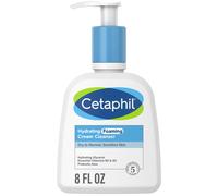 Cetaphil Cream to Foam Face Wash - Limpiador facial hidratante en crema y espuma de 8 oz para piel normal a seca y sensible, con aloe prebi tico