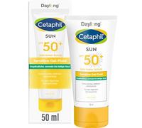 Cetaphil sun Daylong 50+ Sensitive Gel-Fluid Gesicht, 50 ml Gel | Protector solar para pieles sensibles y grasas, sin perfume, alergia solar, textura ligera, dermatológicamente probado