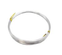 CETEOR Alambre De Aluminio De 2 M - 0,5-0,8 Mm De Diámetro for Manualidades, Bricolaje, Electrónica E Investigación Científica(0.7mm)